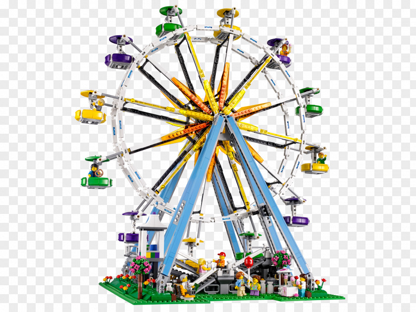 Toy LEGO 10247 Creator Ferris Wheel Lego Minifigure PNG