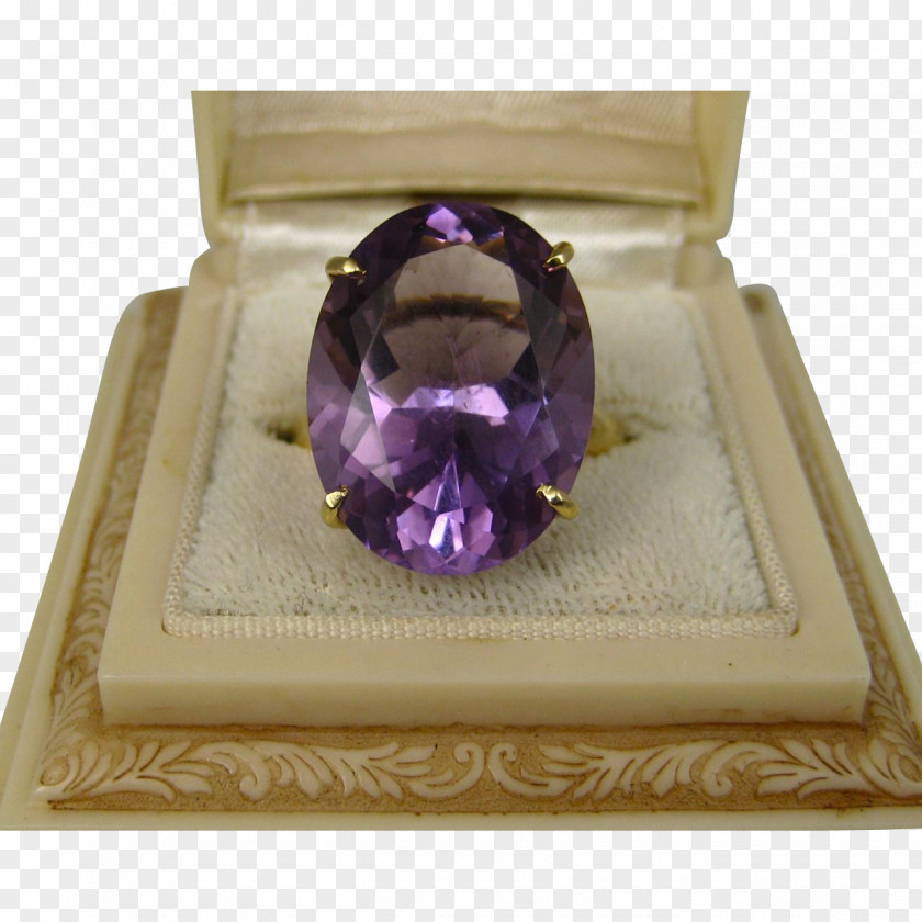 Victorian Amethyst Gold Ring Lapponia Gemstone PNG