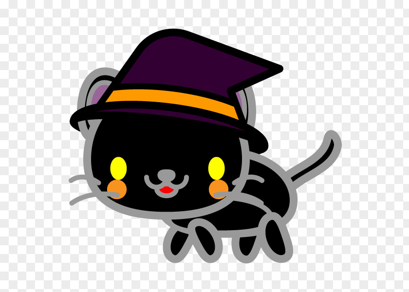 Black Cat Clip Art Illustration Product Design Character PNG
