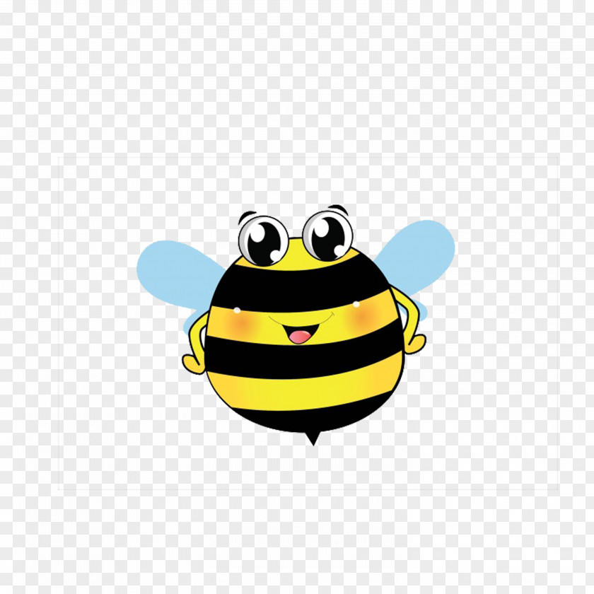 Cute Bee Bumblebee Cartoon PNG