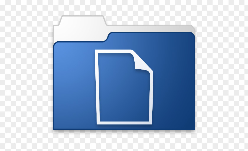 Folders Blue PNG