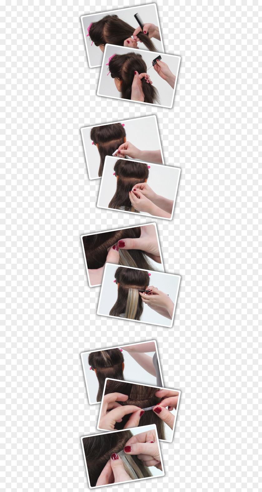 Hair Extension Artificial Integrations Adhesive Tape Donna Bella Extensions PNG