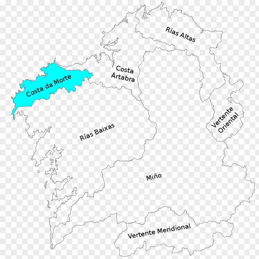 Map Galicia Animal Tuberculosis PNG