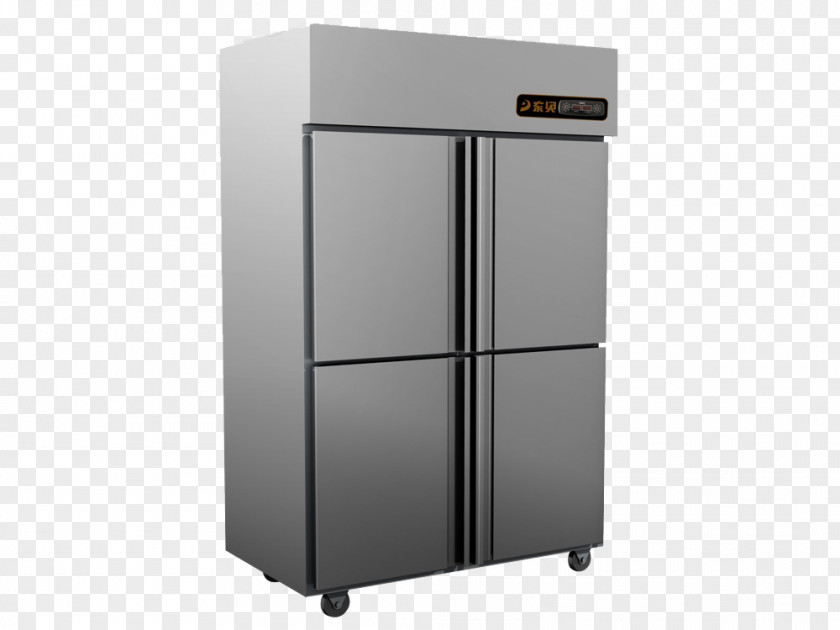 Silver Four Refrigerator Home Appliance Door Gratis PNG