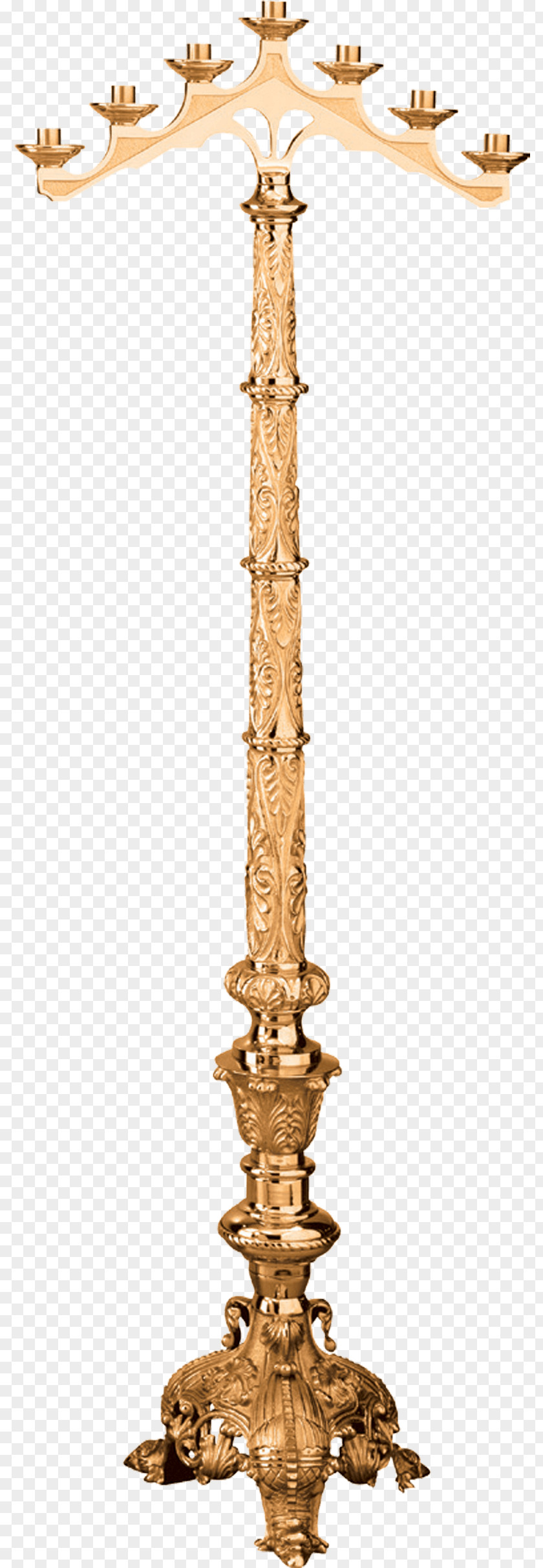 Arm Crucifix 01504 Candelabra Floor PNG