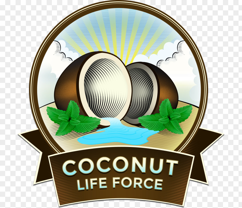 Coconut Oil Logo Brand PNG