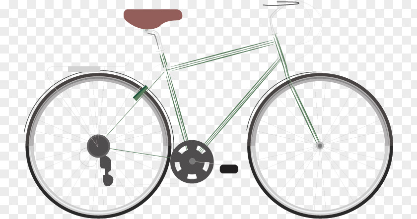 Vector Bicycle Wheel Car Hybrid PNG