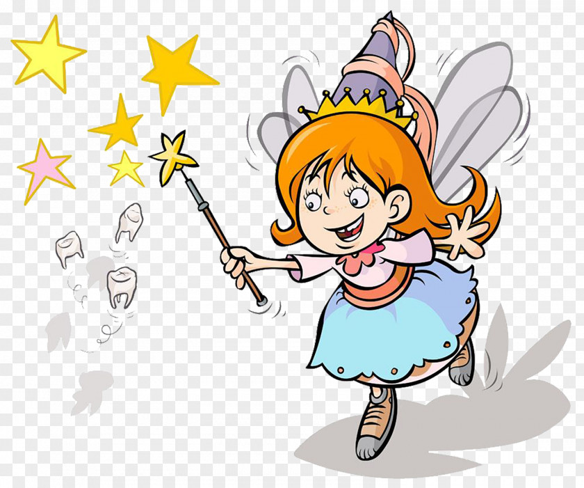 Cartoon Fantasy Wizard Tooth Fairy Clip Art PNG