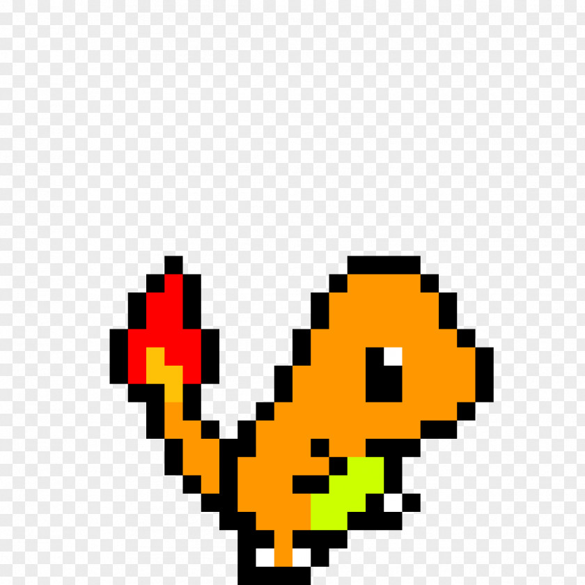 Minecraft Charmander Pixel Art Pikachu Pokémon PNG