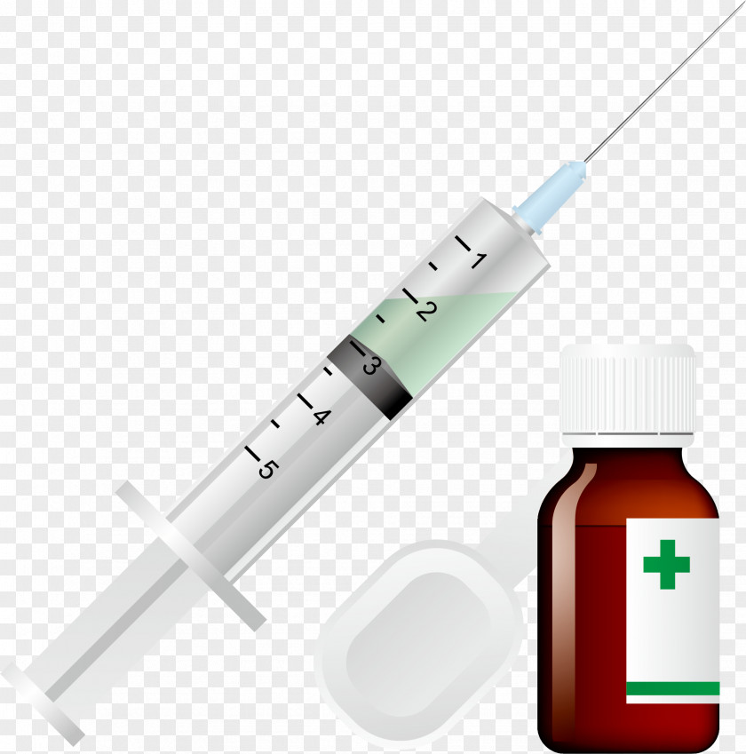 Syringe Element Injection PNG