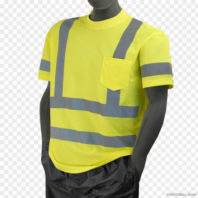 T-shirt High-visibility Clothing Sleeve Safety Orange PNG