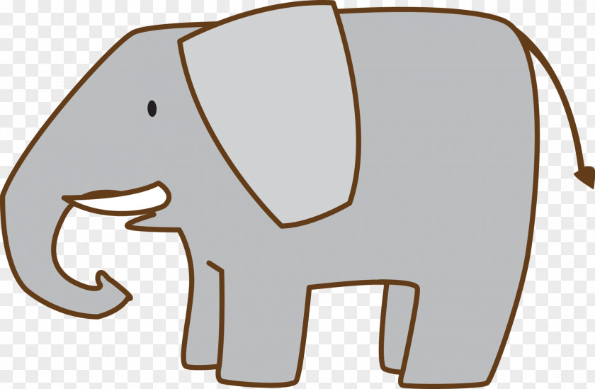 Elephant Never Forgets Indian African Cattle Mammal PNG
