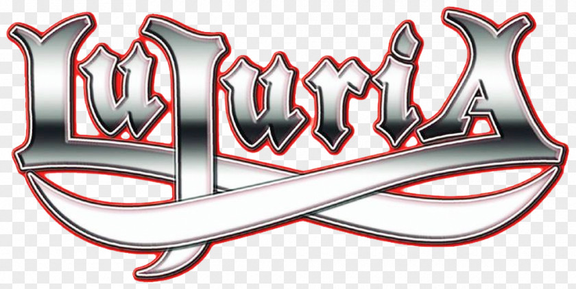 Metal Heart Logo Lujuria Saratoga Heavy Stravaganzza PNG
