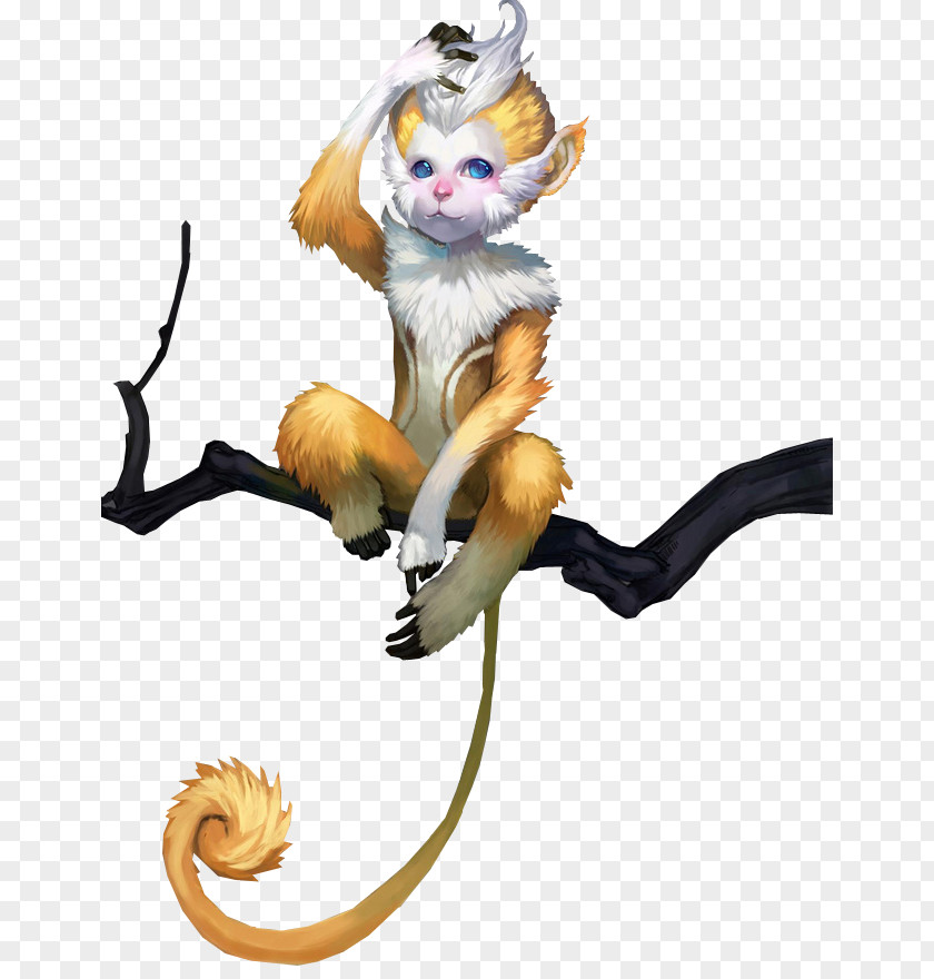 The Monkey On Tree PNG