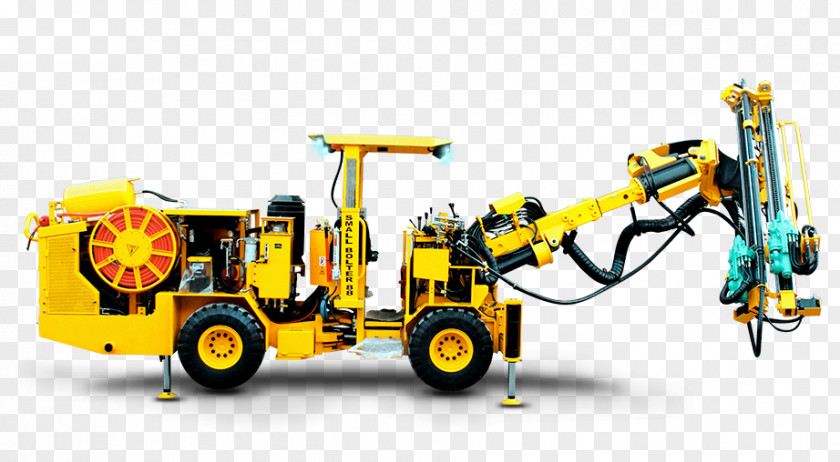 Underground Mining Heavy Machinery Roof PNG