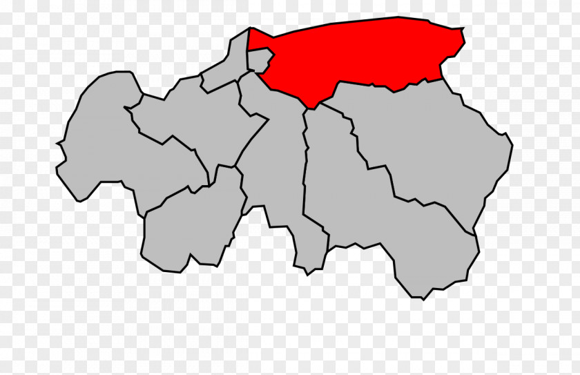 Evian Les Bains Canton Of Douvaine Administrative Division Map PNG