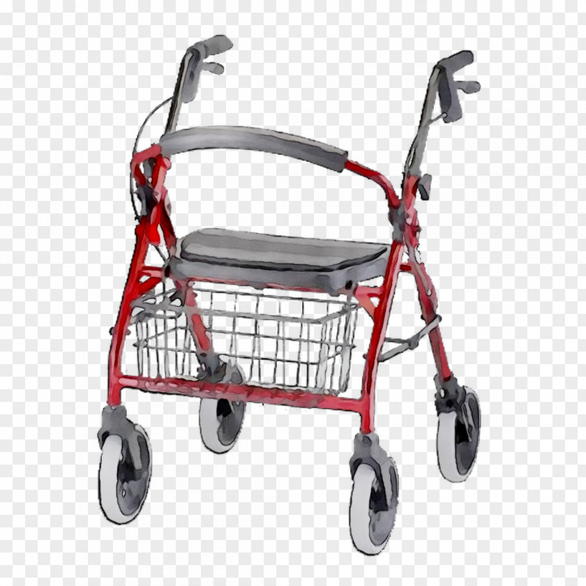 Nova Cruiser Deluxe Walker Health Care Medical Products Walker, Red PNG