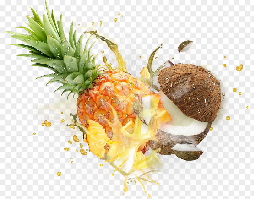 Pineapple Coconut Vegetarian Cuisine Fruit Auglis PNG