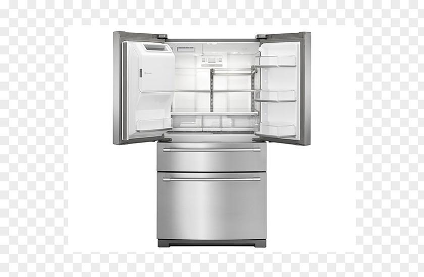 Refrigerator Major Appliance Maytag Door Stainless Steel PNG