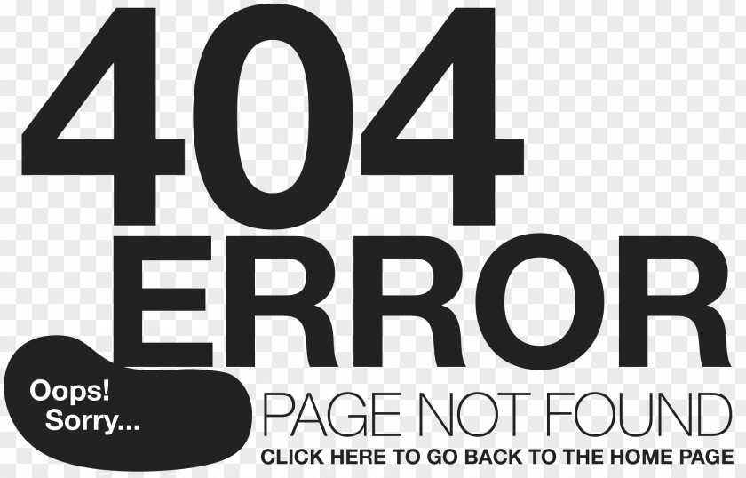 404 Error Logo Brand Product Design Font PNG