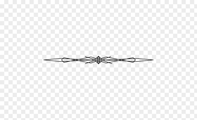 Fancy Line Ranged Weapon Angle Black PNG