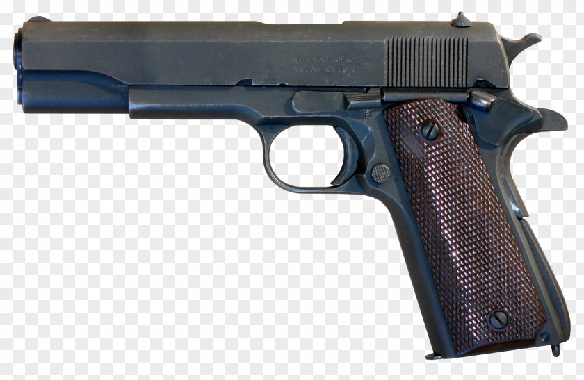 Gun M1911 Pistol Semi-automatic .45 ACP Firearm PNG