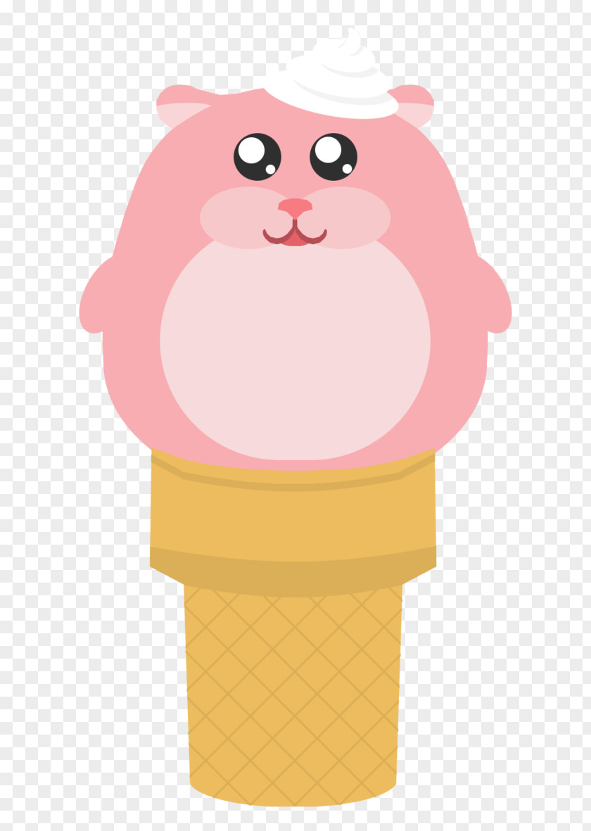 Hamster Vector Ice Cream Cones Cartoon Clip Art PNG