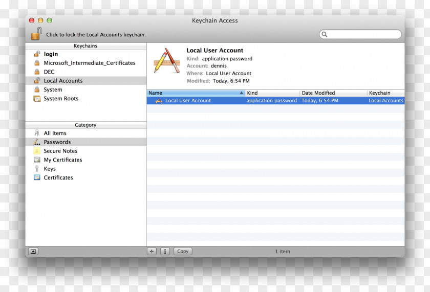 Keychain Access MacOS Password Wi-Fi PNG