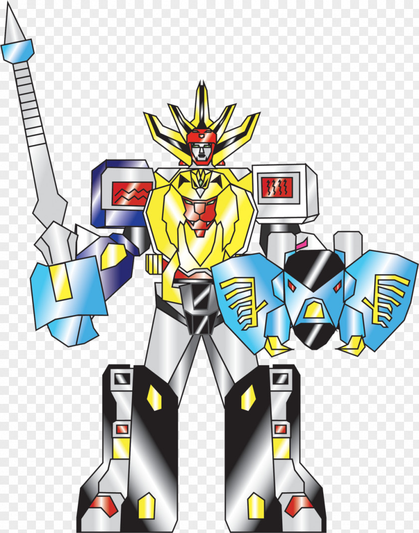 Season 1 Zords In Mighty Morphin Power Rangers Tommy OliverPower Megazord Wild Force PNG