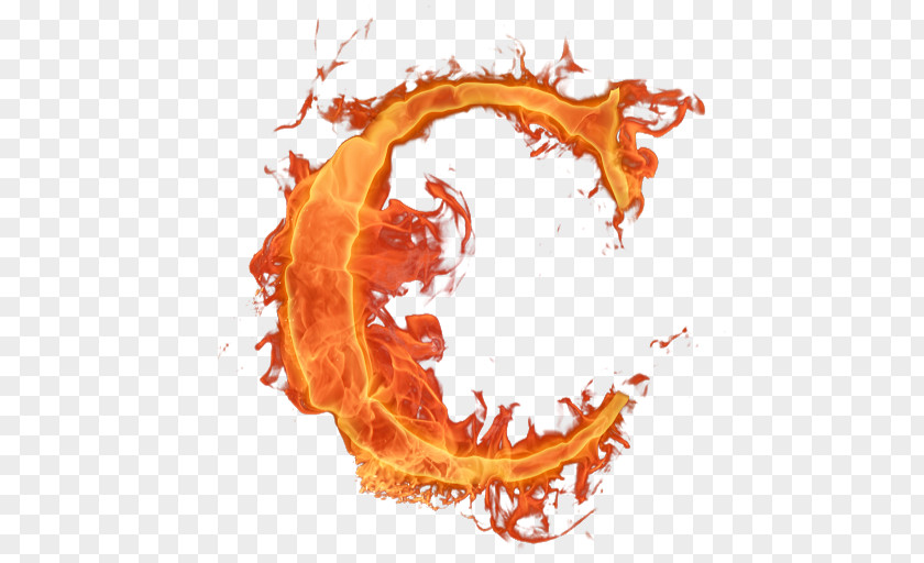 Flame Alphabet Letter Fire PNG