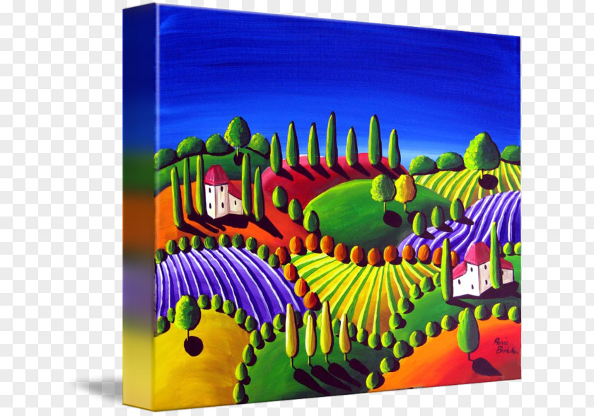 Landscape Painting Work Of Art Canvas Print Imagekind PNG