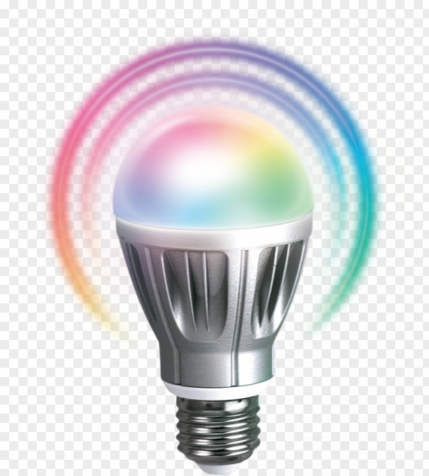 Light Incandescent Bulb RGB Color Model Z-Wave LED Lamp PNG