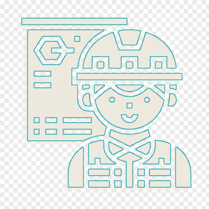 Construction Worker Icon Strategy And Tools PNG
