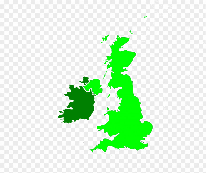 Ireland England Vector Map Stock Photography PNG