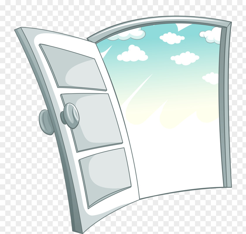 Window Opens Door Hinge Royalty-free Illustration PNG