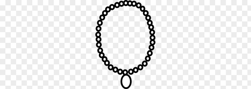 Black Necklace Cliparts Pendant Pearl Clip Art PNG