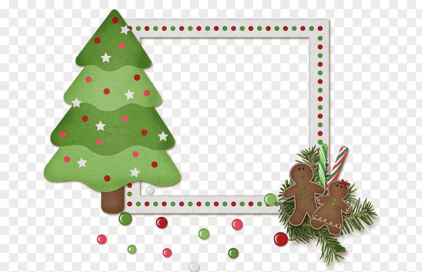 Floral Frame Christmas Tree Picture Frames Day Image PNG