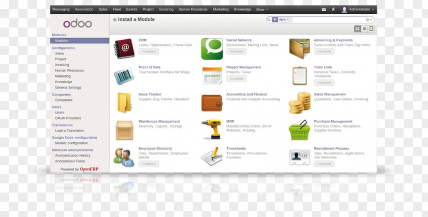 Odoo Computer Program Enterprise Resource Planning Software Installation PNG