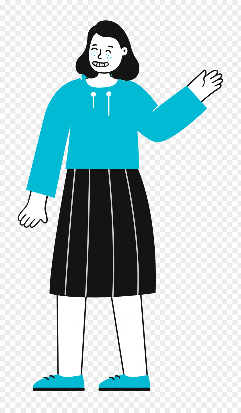 Standing Girl Woman PNG