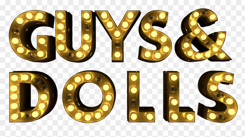 Year 2018 Design Guys And Dolls Musical Theatre Logo PNG