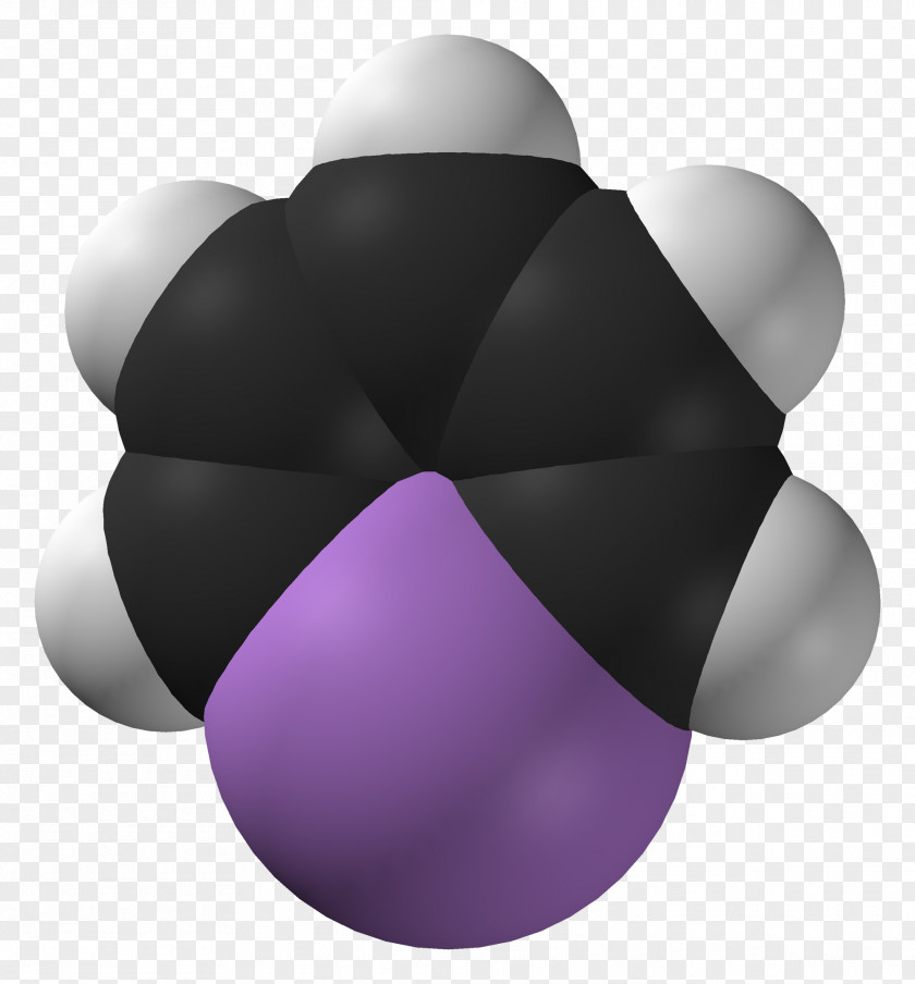 SF Arsabenzene Space-filling Model Chemical Compound Group Arsenic PNG