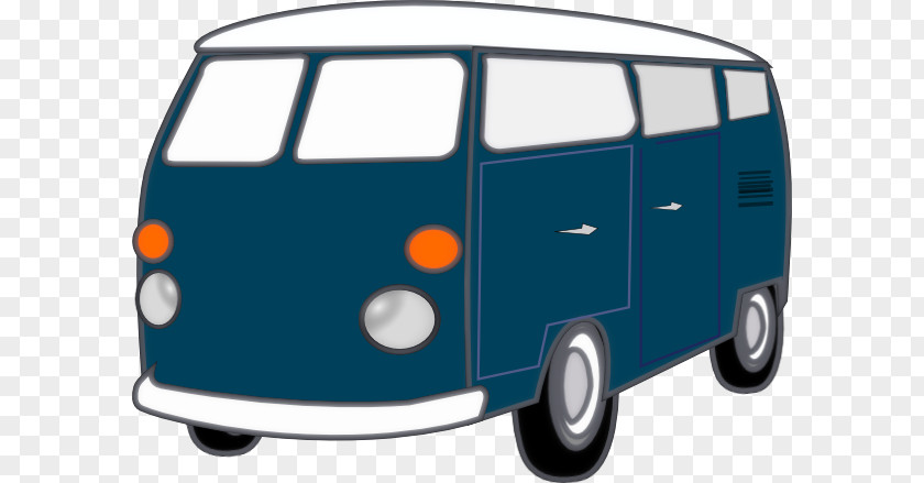 Bus-vector Volkswagen Type 2 Minivan Clip Art PNG