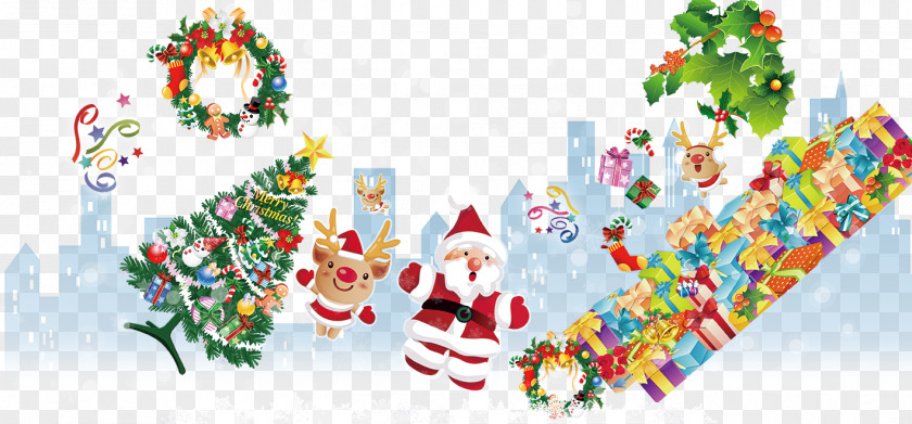 Christmas Posters Père Noël Ornament Tree Santa Claus PNG