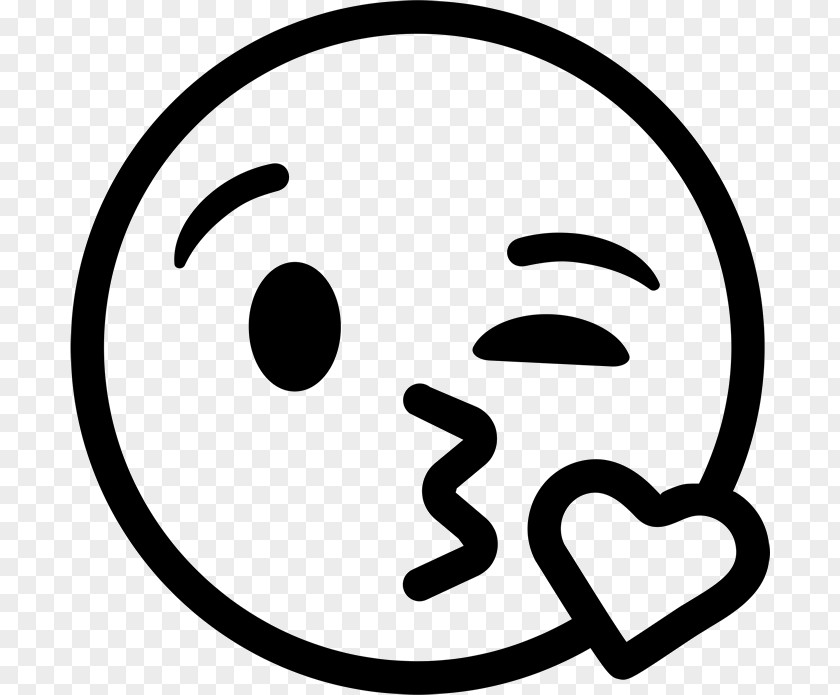 Emoji Kiss Emoticon Smiley Clip Art PNG