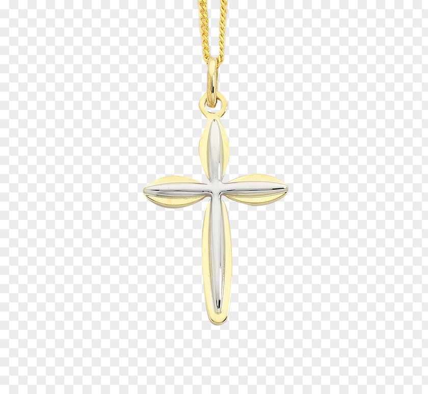 Gold Charms & Pendants Cross Necklace Earring Crucifix PNG