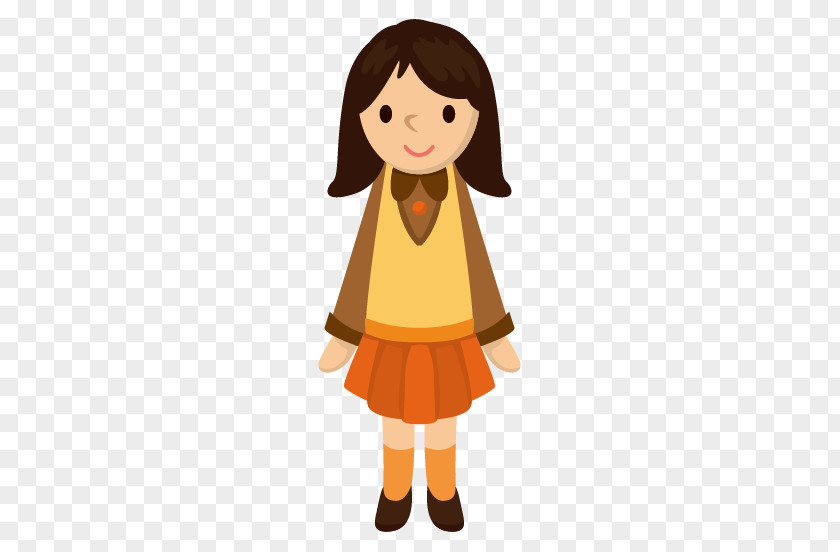 Middle School Girls Student Cartoon Drawing Illustration PNG