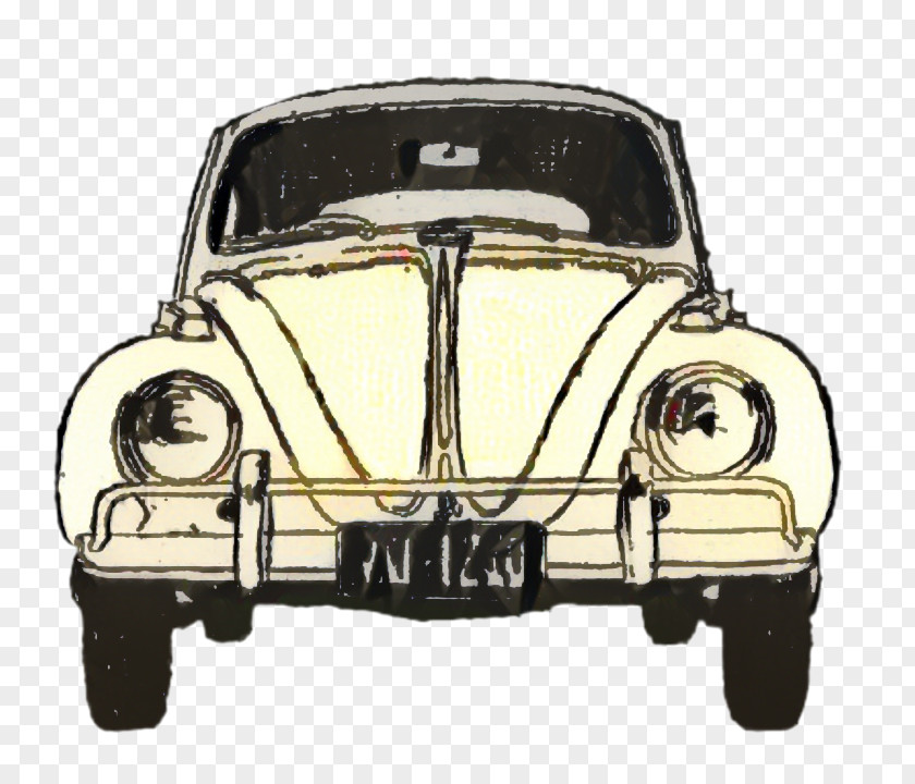 Sedan Volkswagen Type 14a Classic Car Background PNG