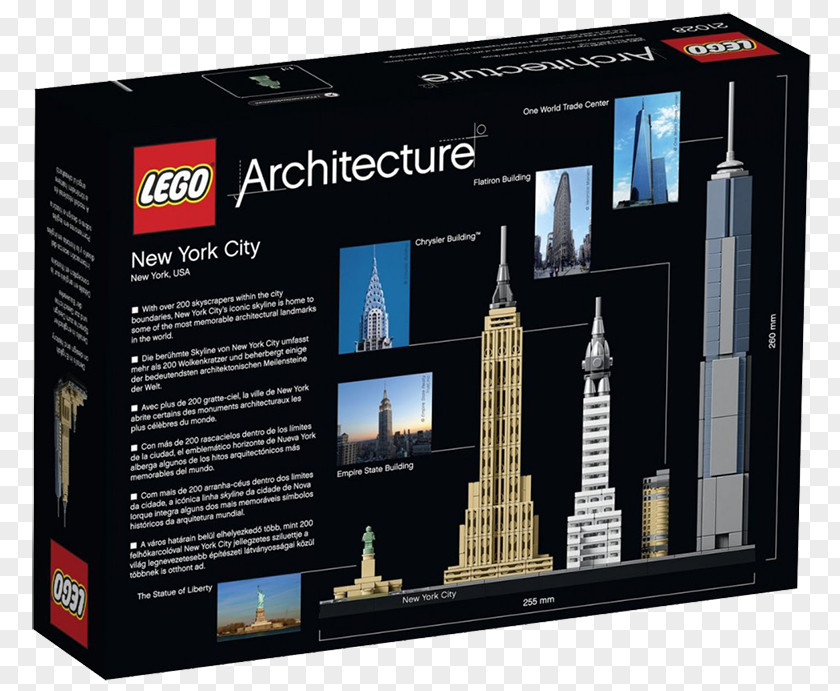 Toy Flatiron Building Lego House Amazon.com Architecture LEGO 21028 New York City PNG