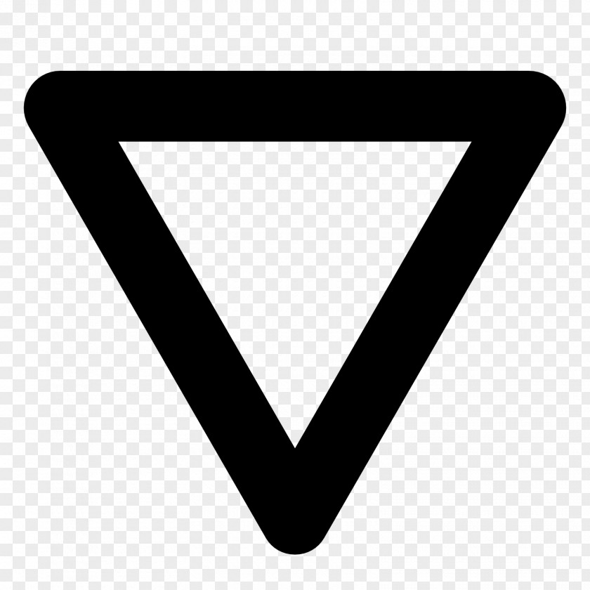 Walk Way Line Triangle Font PNG