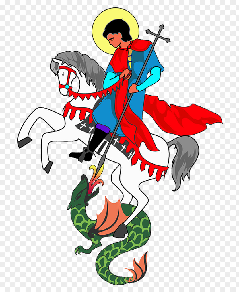 Bandas Background Clip Art Saint George And The Dragon Openclipart Image George's Day PNG